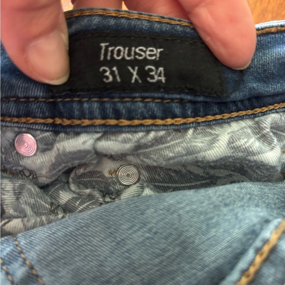 Rock & Roll Cowgirl Dark Blue Flare Jeans - Picture 11 of 11